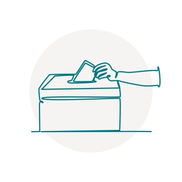 Ballot box icon