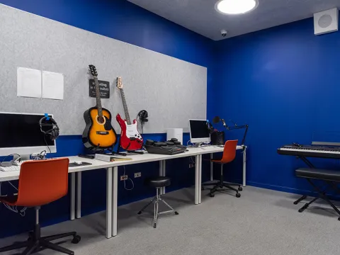 This room is to be used for digital content creation, post-production editing, and digitization.