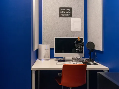 This room is to be used for digital content creation, post-production editing, and digitization.