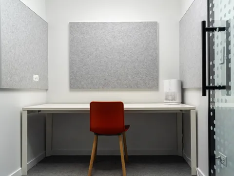 Study Room with table and chairs.