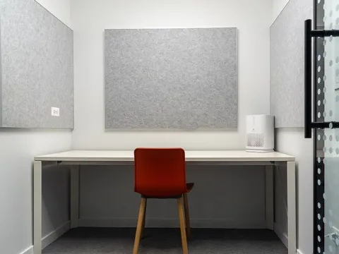 Study Room with table and chairs.