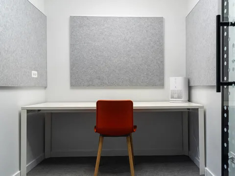 Study Room with table and chairs.