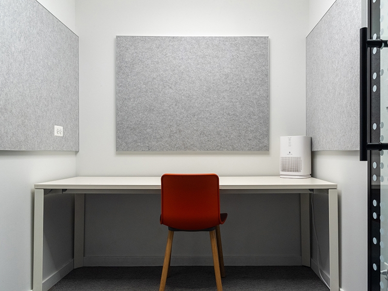 Study Room with table and chairs.