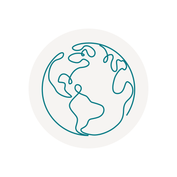 Graphic of the world