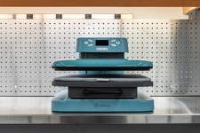 Heat Press machine sitting on a countertop